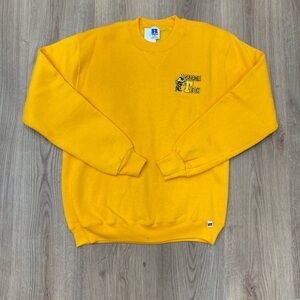 Russell Athletic Yellow Crewneck Sweater